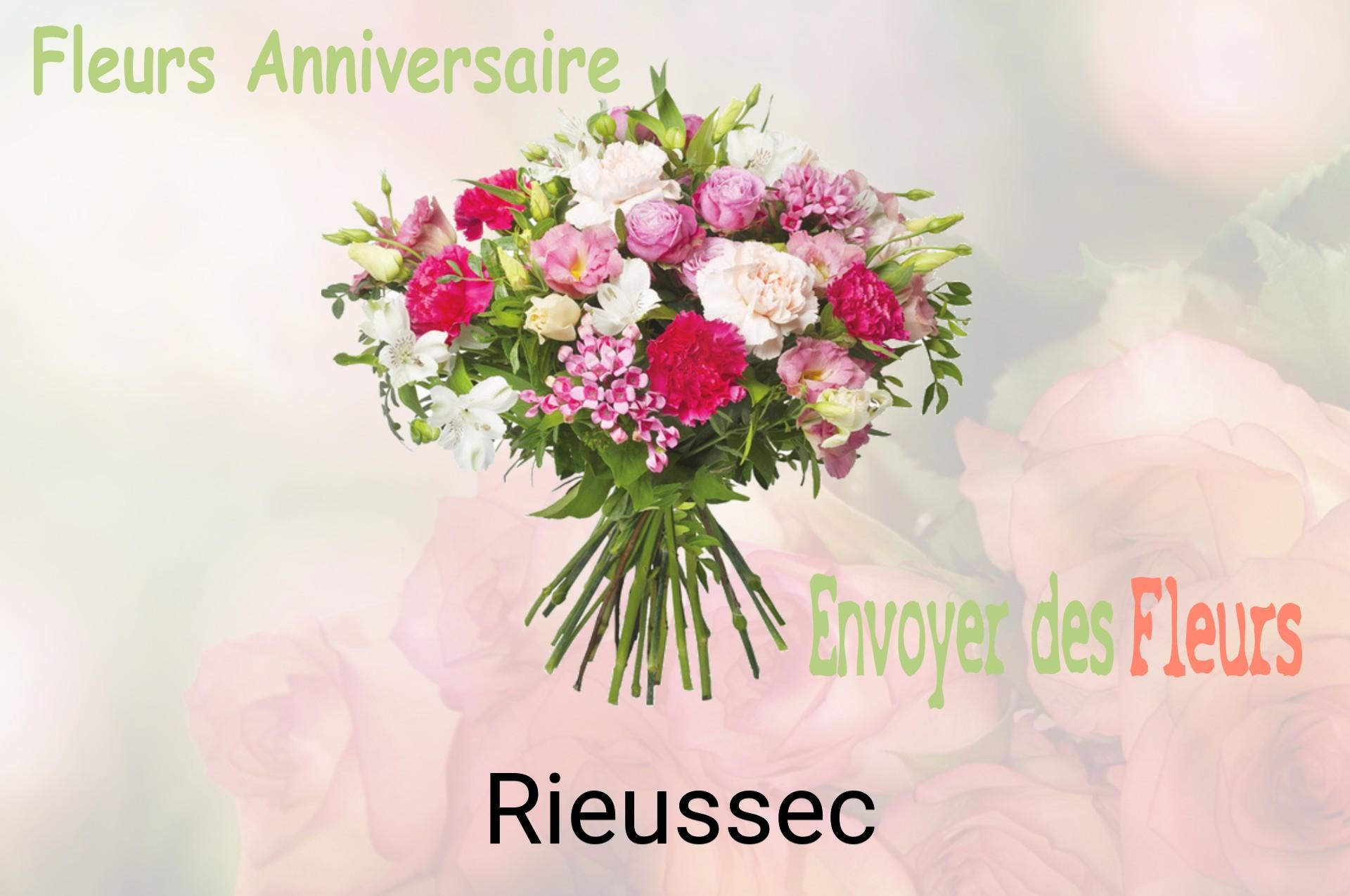 Bouquet de fleurs d’anniversaire livré à Rieussec